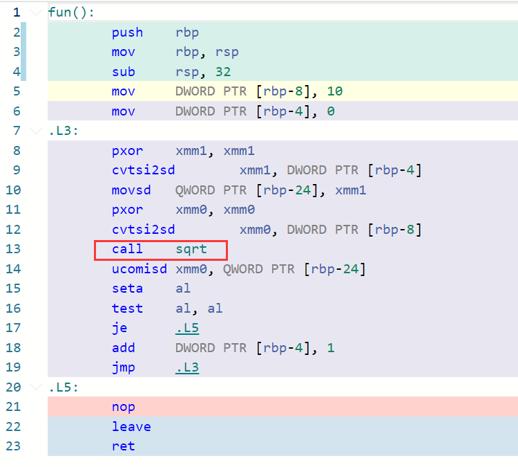 x86-64 gcc 6.4